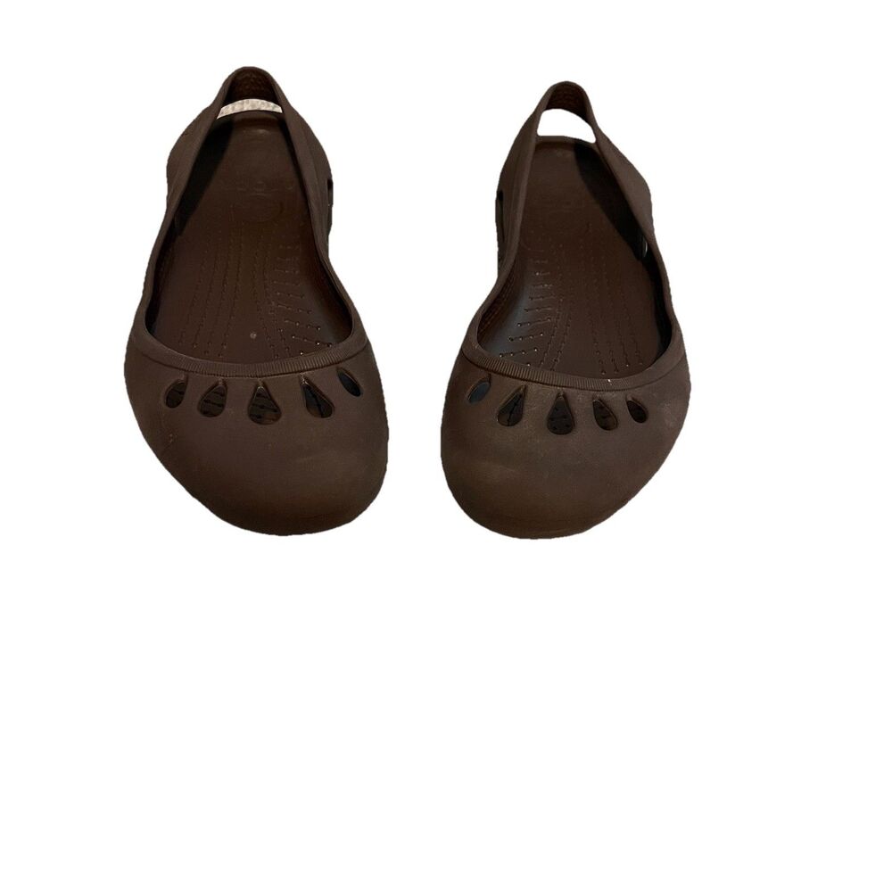 Crocs‎ Women  Slingback Sandal 7 Kadee Brown
